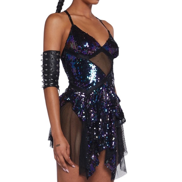 NWT Club Exx Firefly Mini Dress - Picture 8 of 9